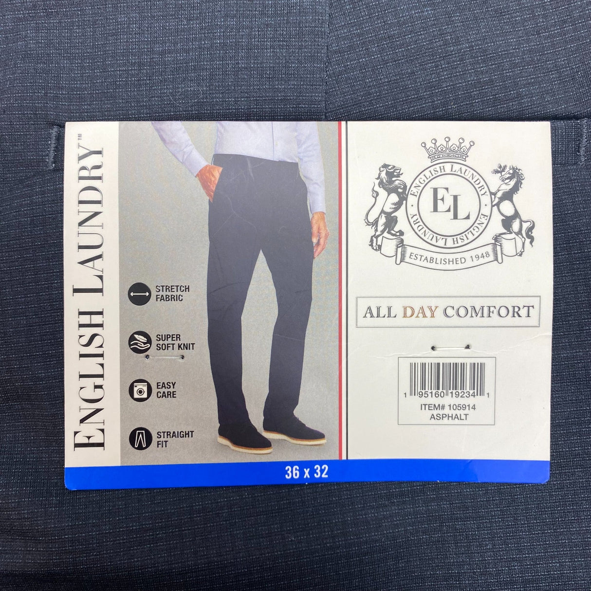 English Laundry Men's All Day Comfort Pants SIZE - 36x32
