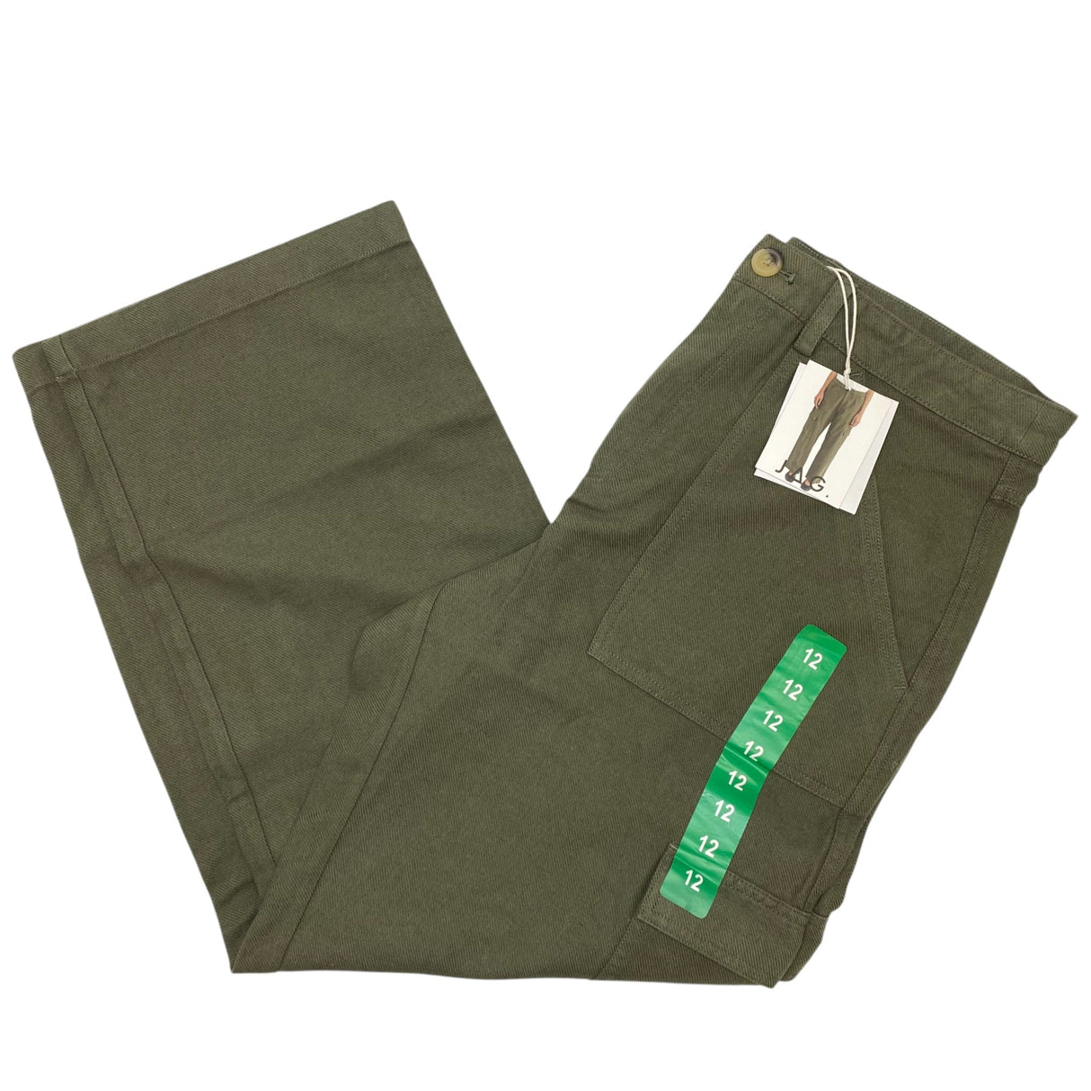 Jag Women's Linen Twill Cargo Pants SIZE - 12