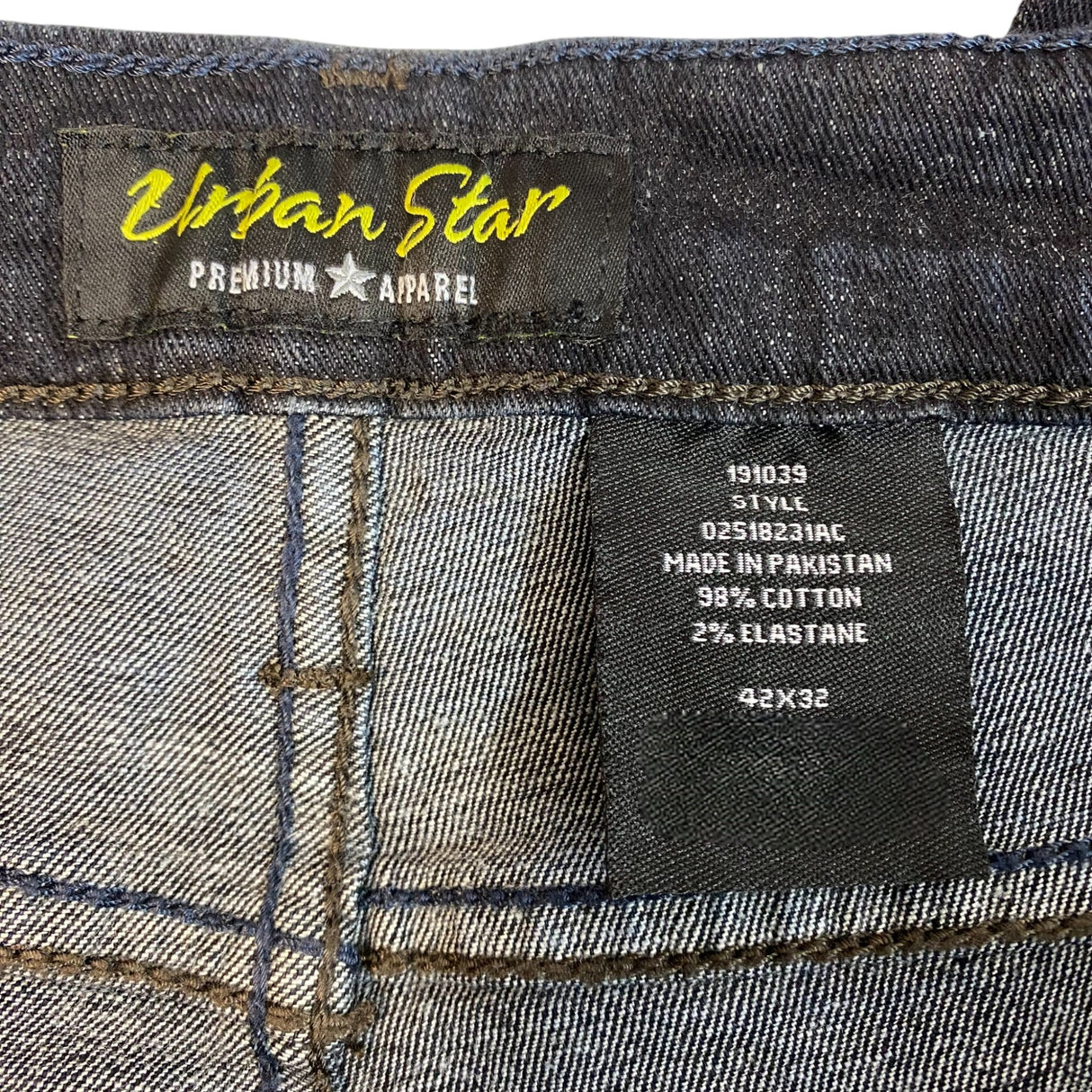 Urban Star Men's Relaxed Fit Straight Leg Jeans SIZE - 42x32