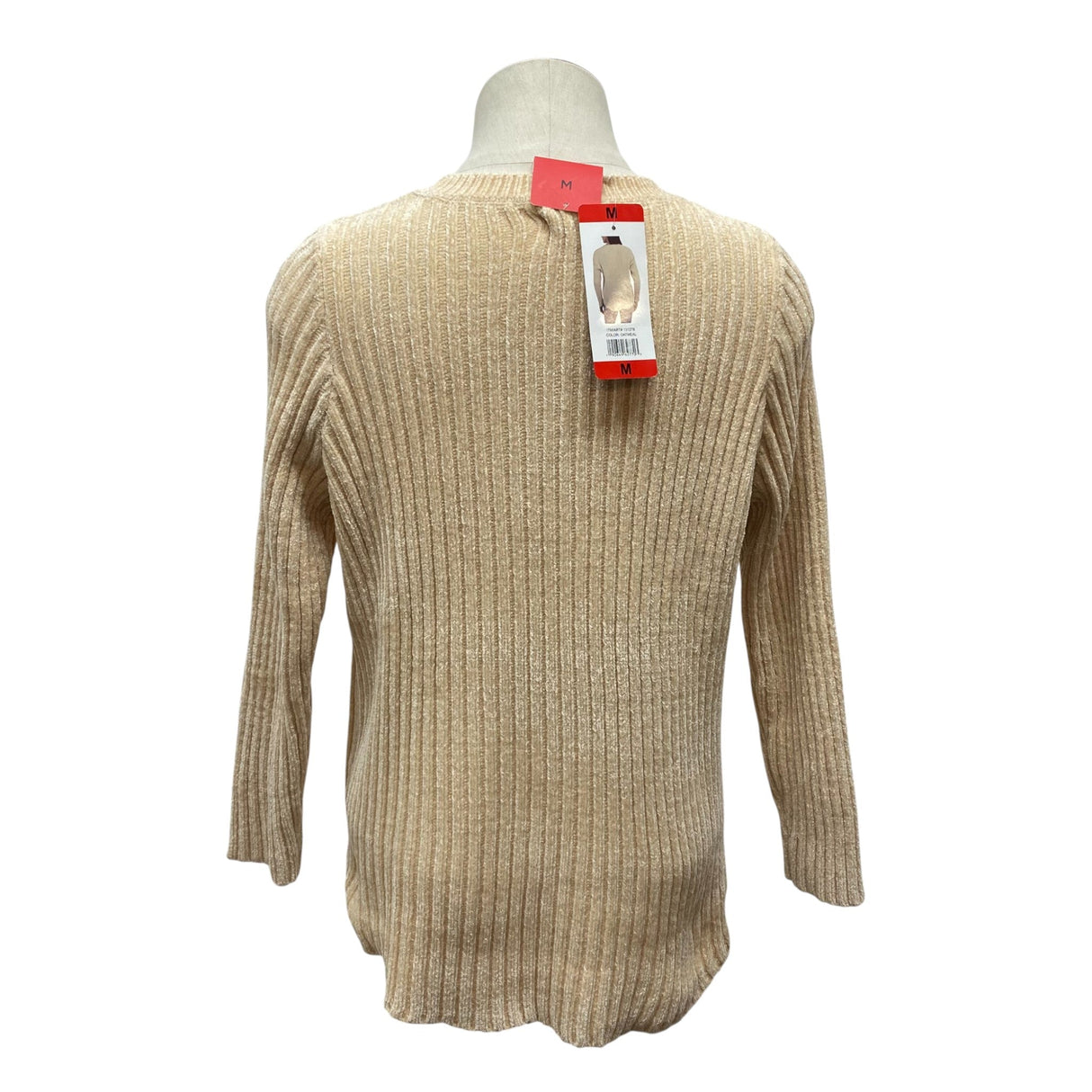 Jachs Women's Girlfriend Ribbed V-Neck Sweater SIZE - Medium