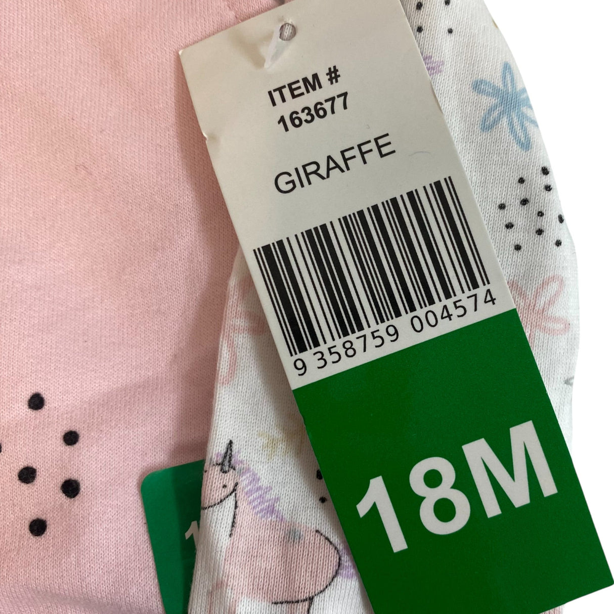 Wondernauts Girls Organic Cotton 2 Piece Clothing Set - Size 18M