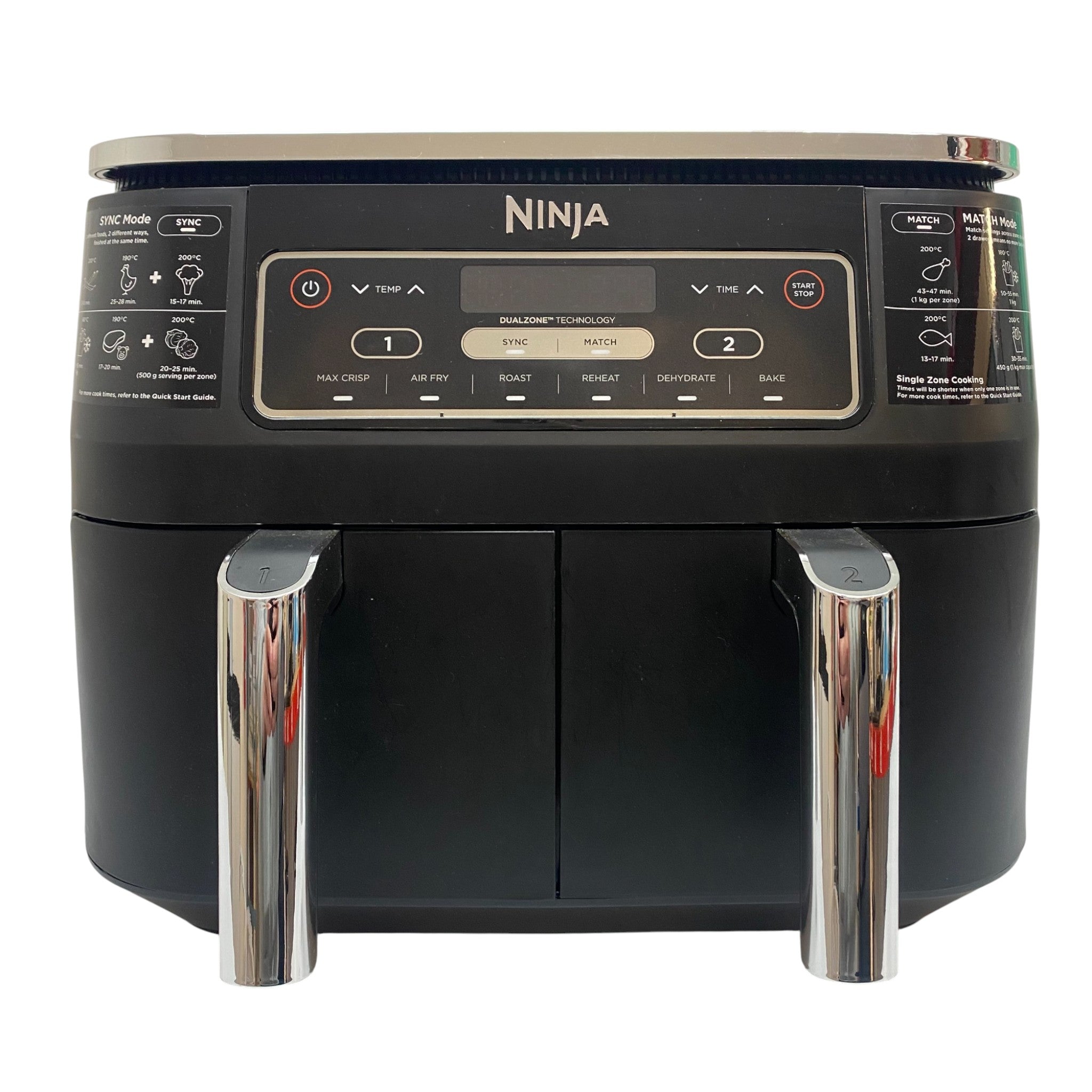 Ninja Foodi Af300 Dual Zone Air Fryer 7.6L