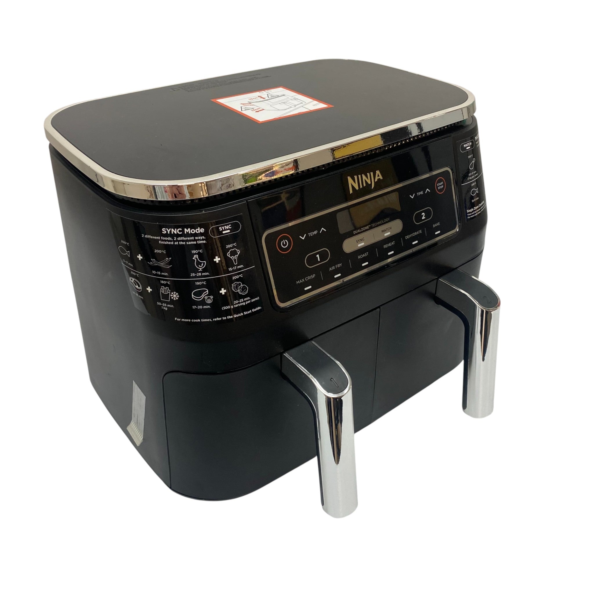 Ninja Foodi Af300 Dual Zone Air Fryer 7.6L