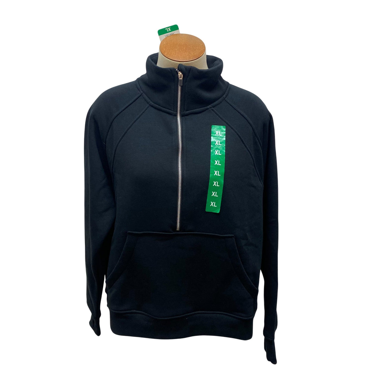 Danskin Women's Mixed Rib Half Zip Jacket SIZE - Extra Large