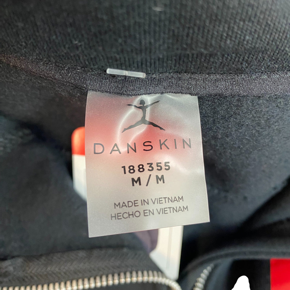 Danskin Women's Mixed Rib Half Zip Jacket SIZE - Medium