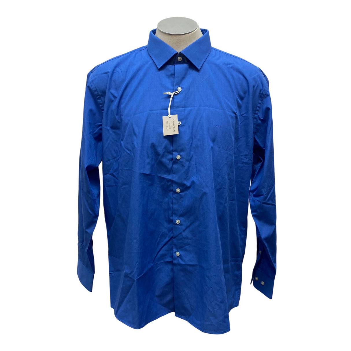 Calvin Klein Men's Slim Fit Steel+ Dress Shirt SIZE - 46