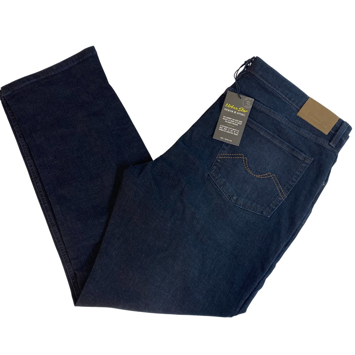 Urban Star Men's Relaxed Fit Straight Leg Jeans SIZE - 42