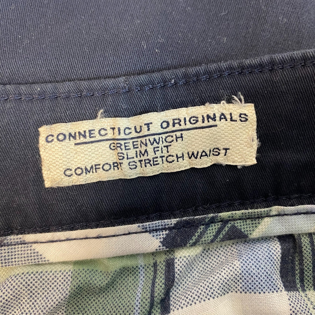 Tailor Vintage Men's Greenwich Slim Fit Pants SIZE - 36