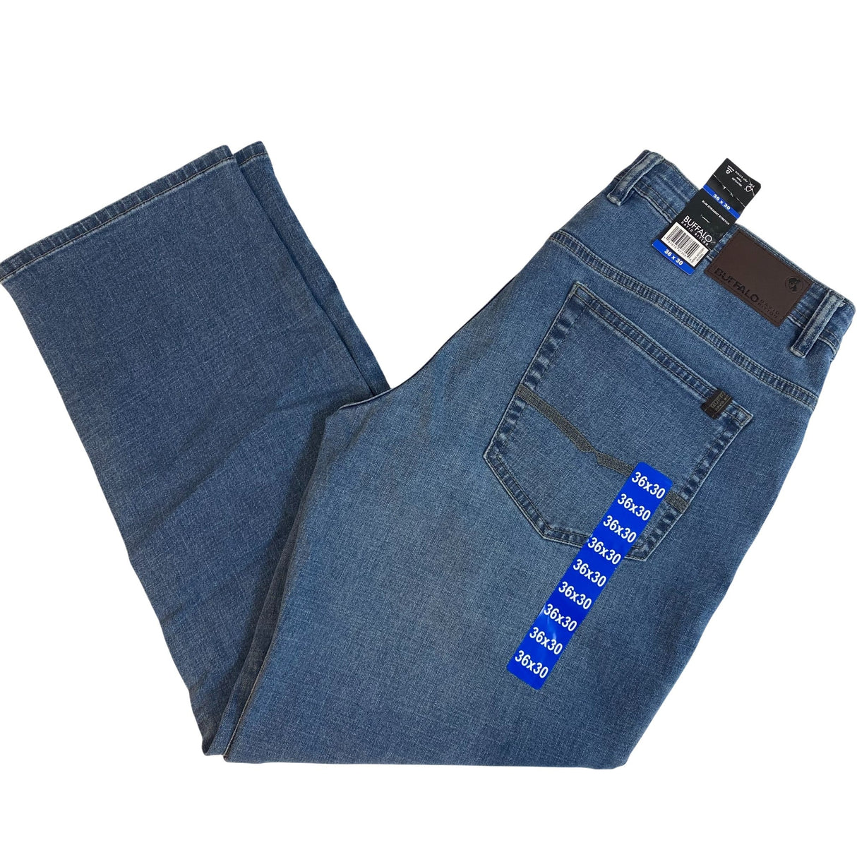 Buffalo Men's Slim Straight Stretch Jeans SIZE - 36