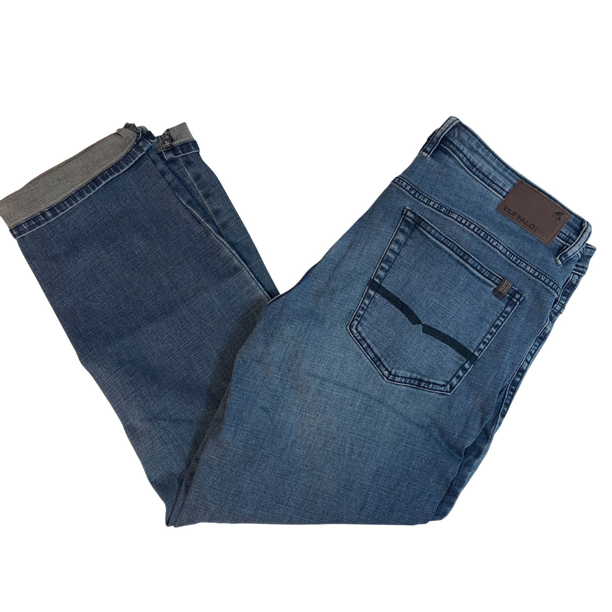 Buffalo Men's Slim Straight Stretch Jeans SIZE - 38