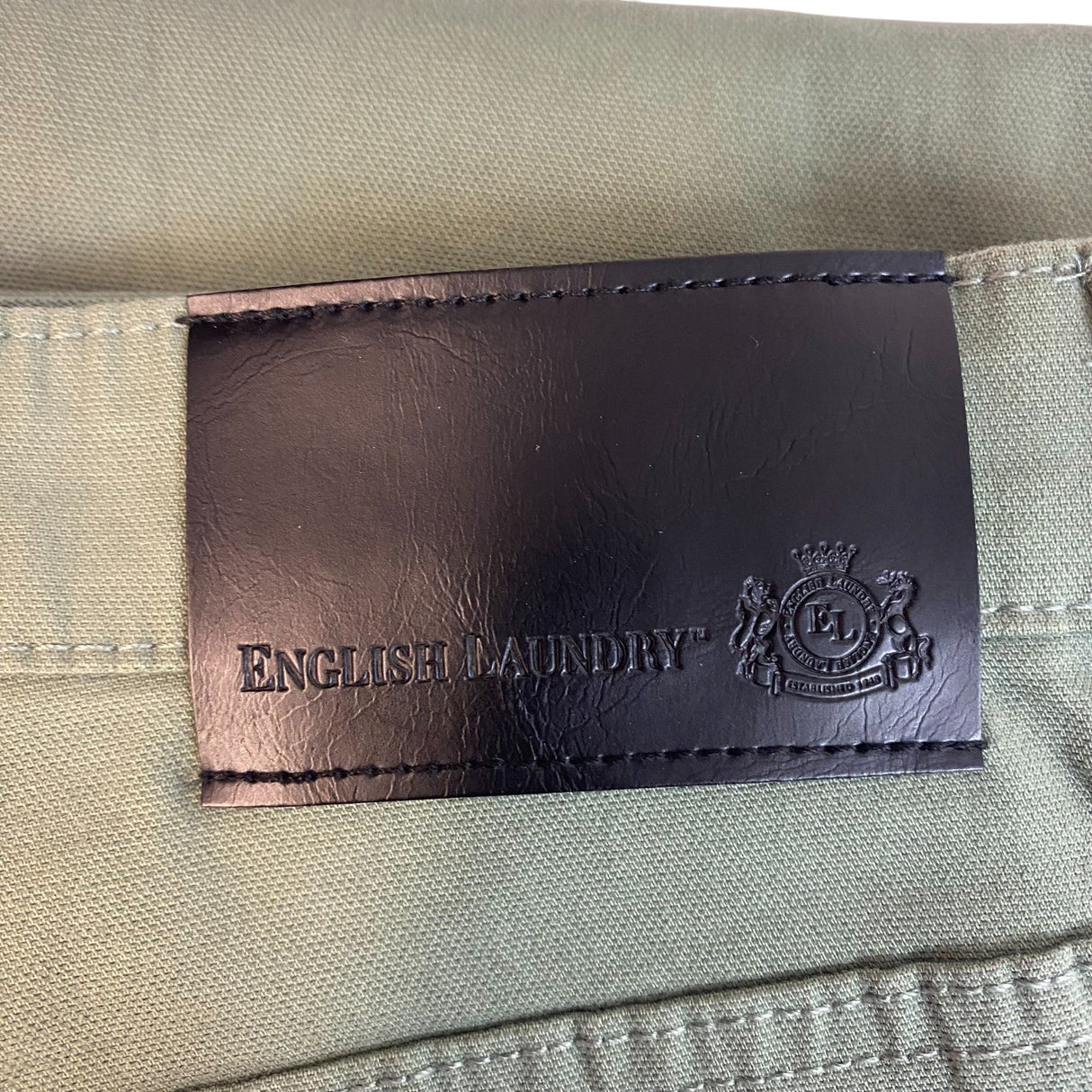 English Laundry Men's Straight Fit 5 Pocket Pants SIZE - 34