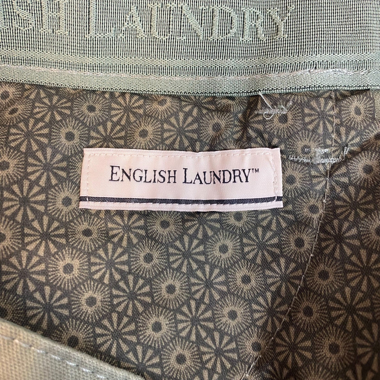 English Laundry Men's Straight Fit 5 Pocket Pants SIZE - 34