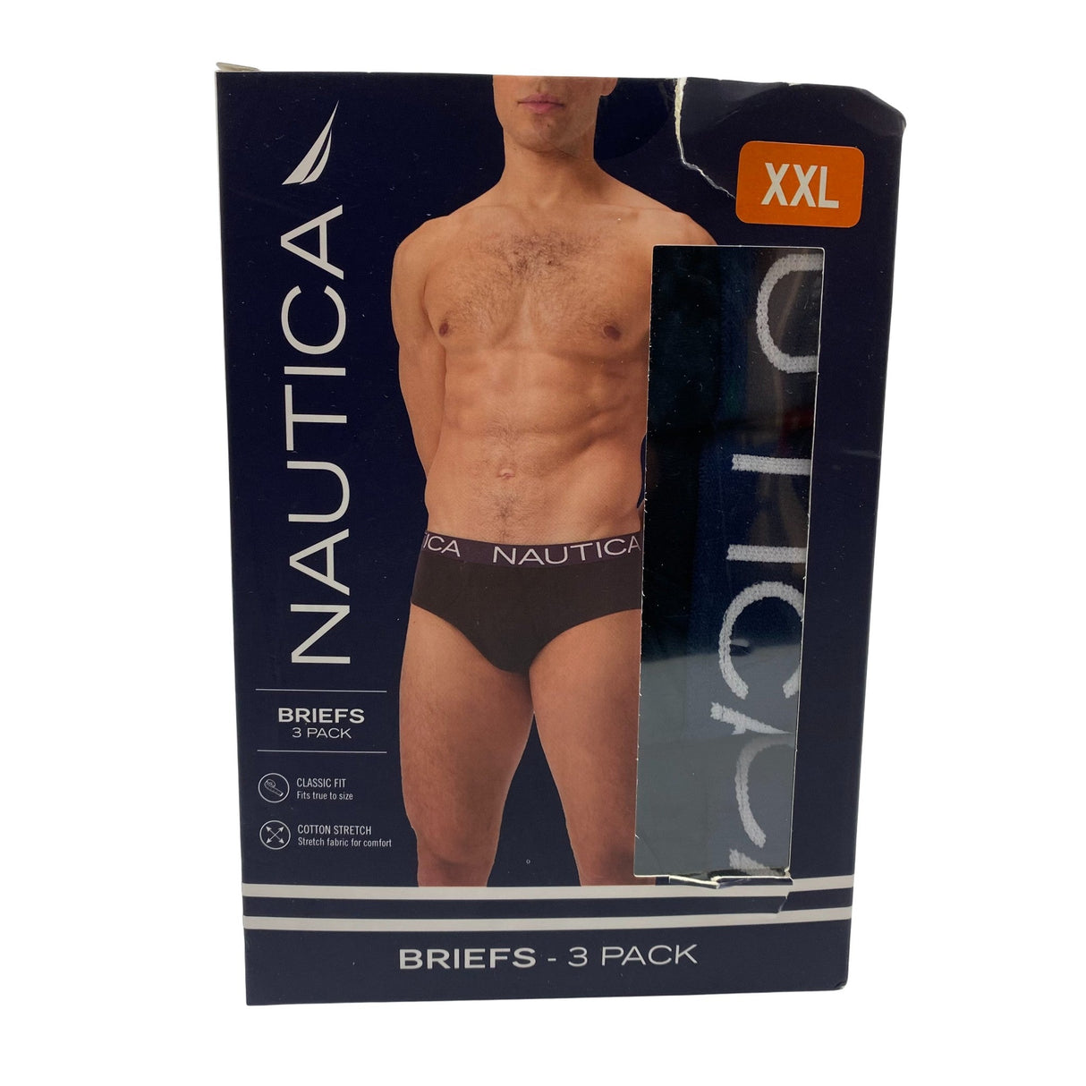 Nautica 3x Men's Briefs SIZE - XXL