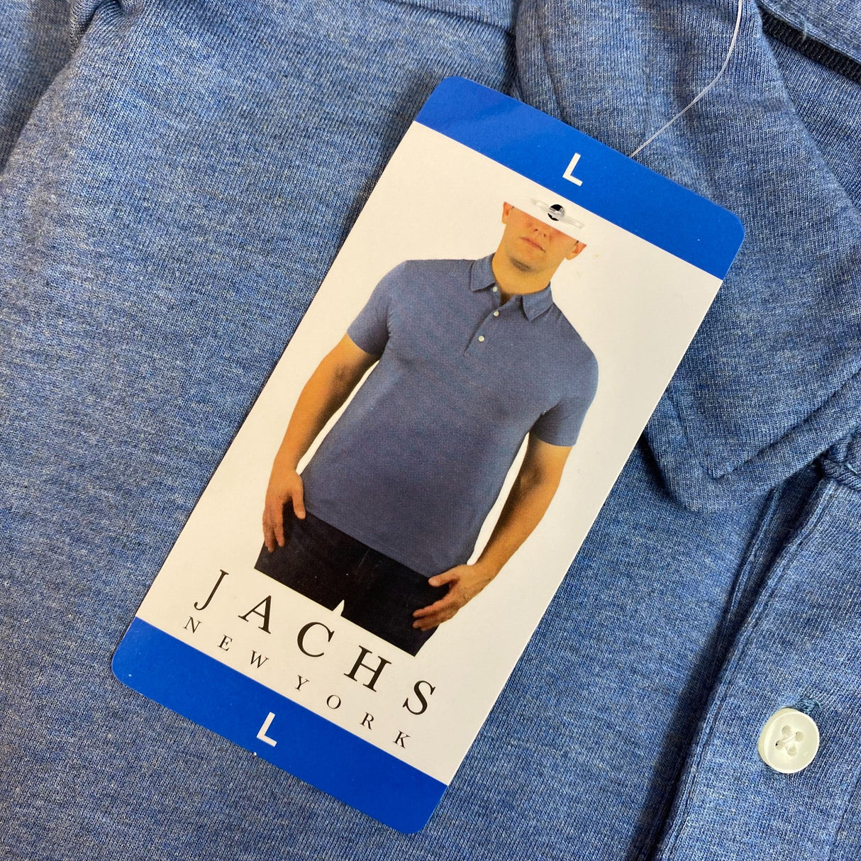 Jachs Men's Pima Cotton Blend Polo Shirt SIZE - Large