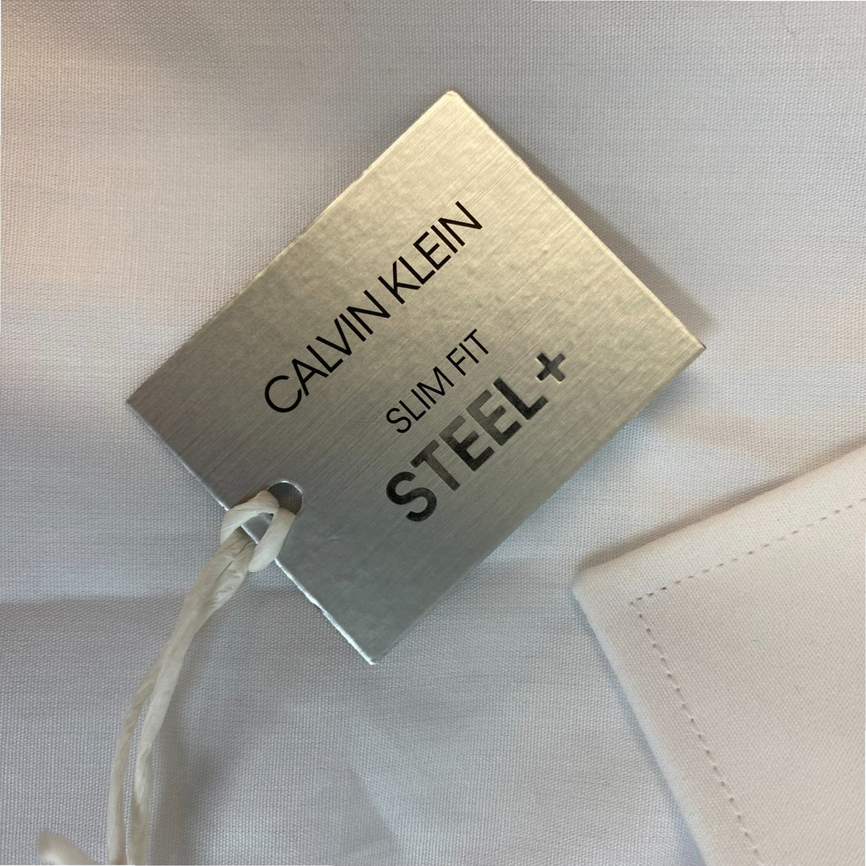 Calvin Klein Men's Slim Fit Steel+ Dress Shirt SIZE - 46