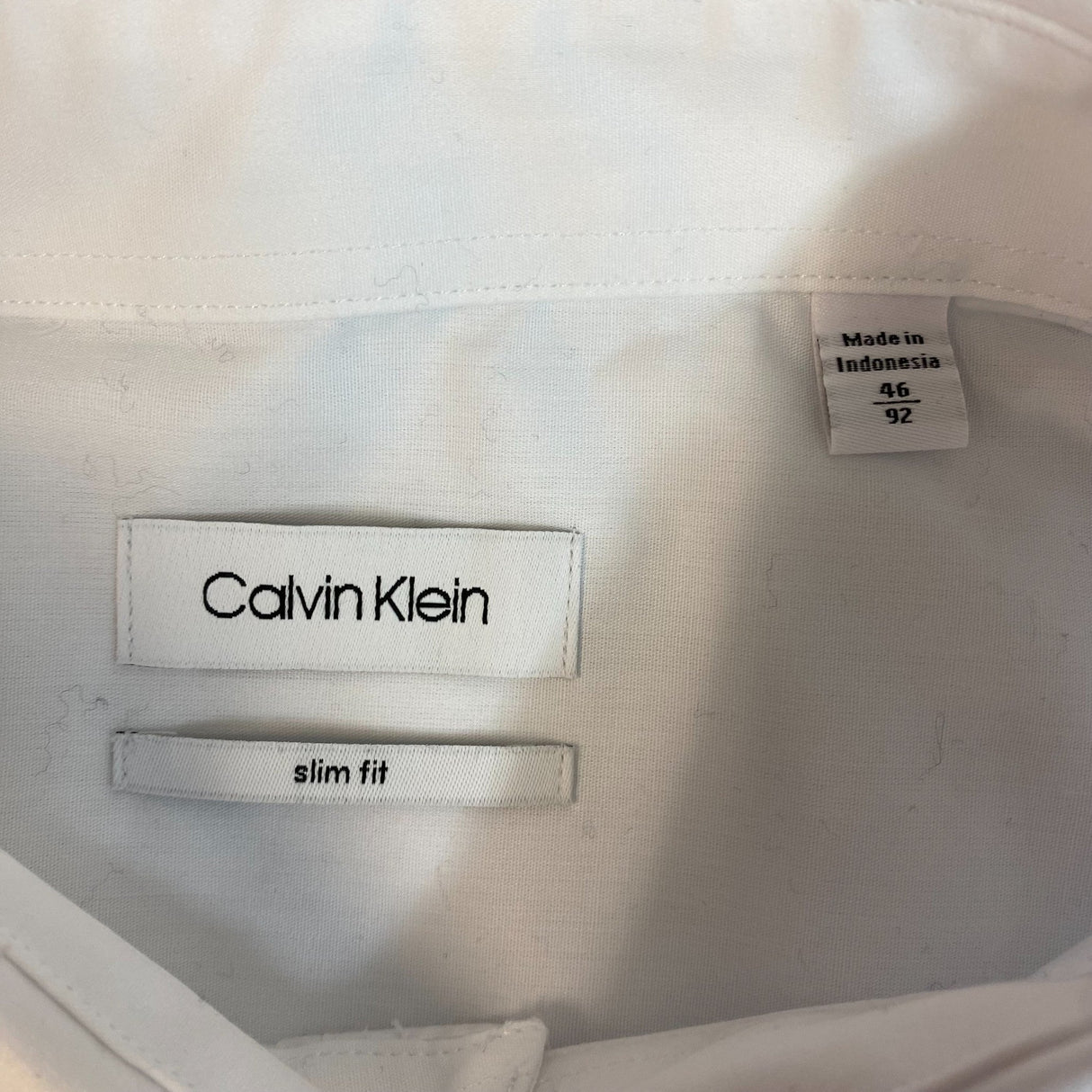 Calvin Klein Men's Slim Fit Steel+ Dress Shirt SIZE - 46