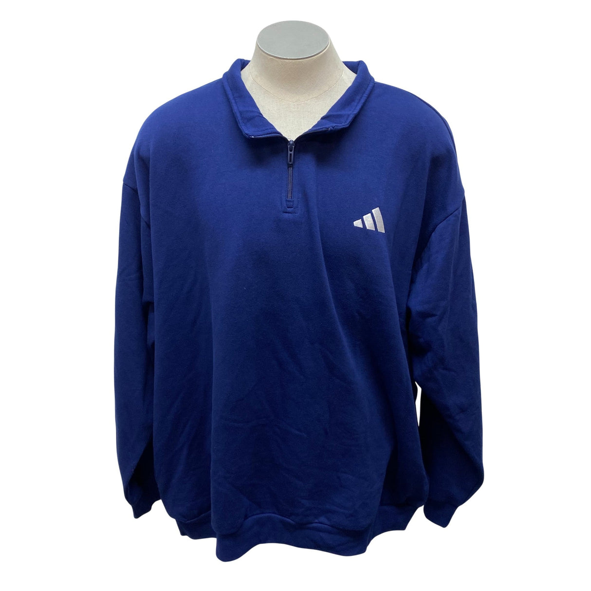 Adidas Men's Quarter Zip Fleece Sweatshirt SIZE - XXL