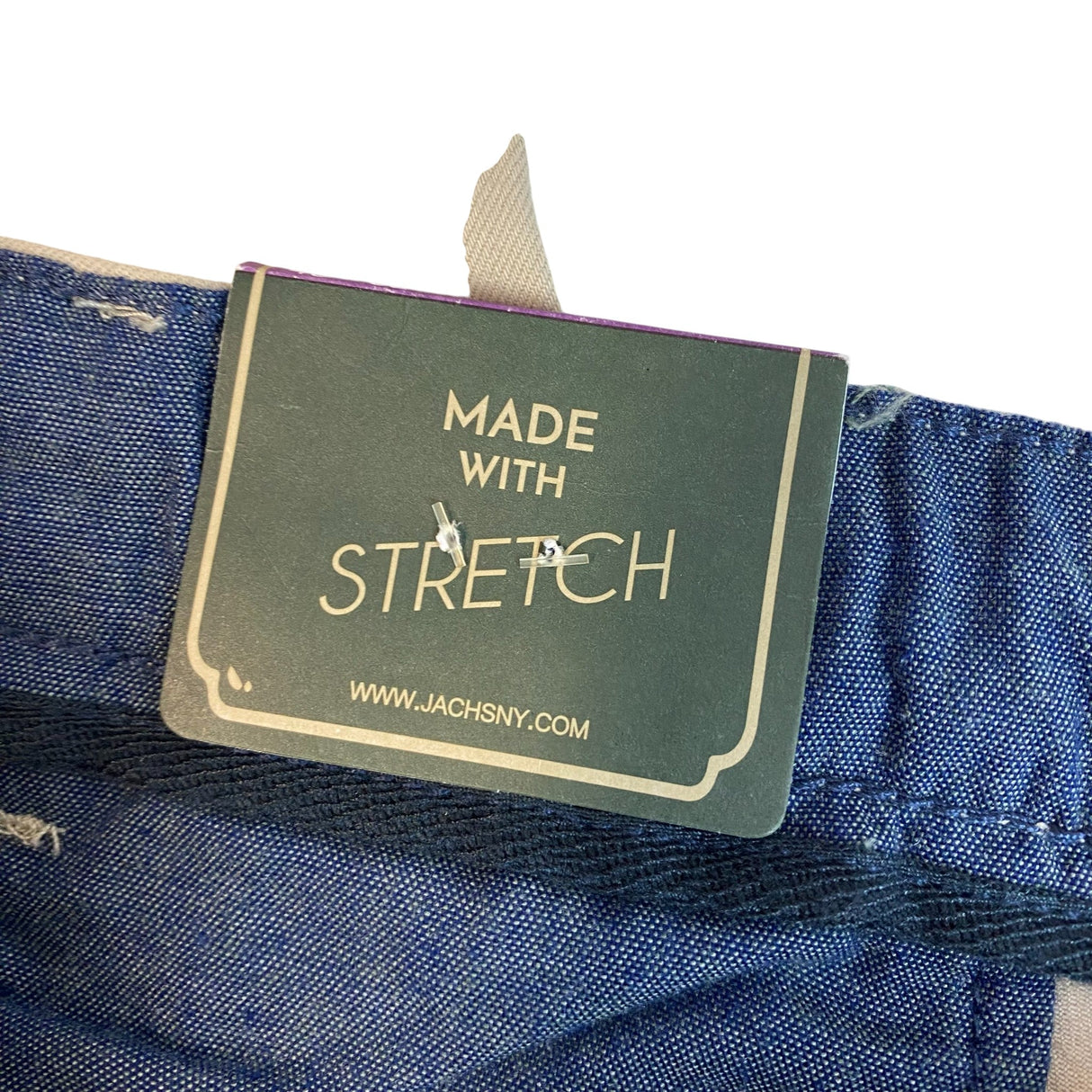 Jachs Men's Bowie Fit Mid Rise Slim Straight Leg Pants SIZE - 40