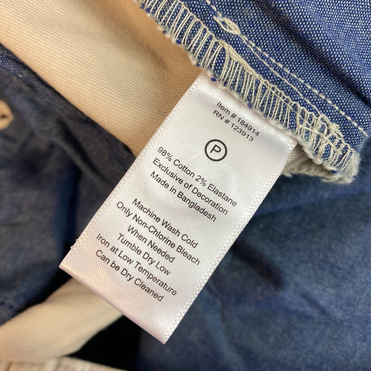 Jachs Men's Bowie Fit Mid Rise Slim Straight Leg Pants SIZE - 40