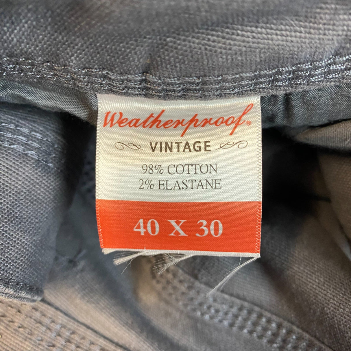 Weatherproof Men's Original Fit Vintage Pants SIZE - 40