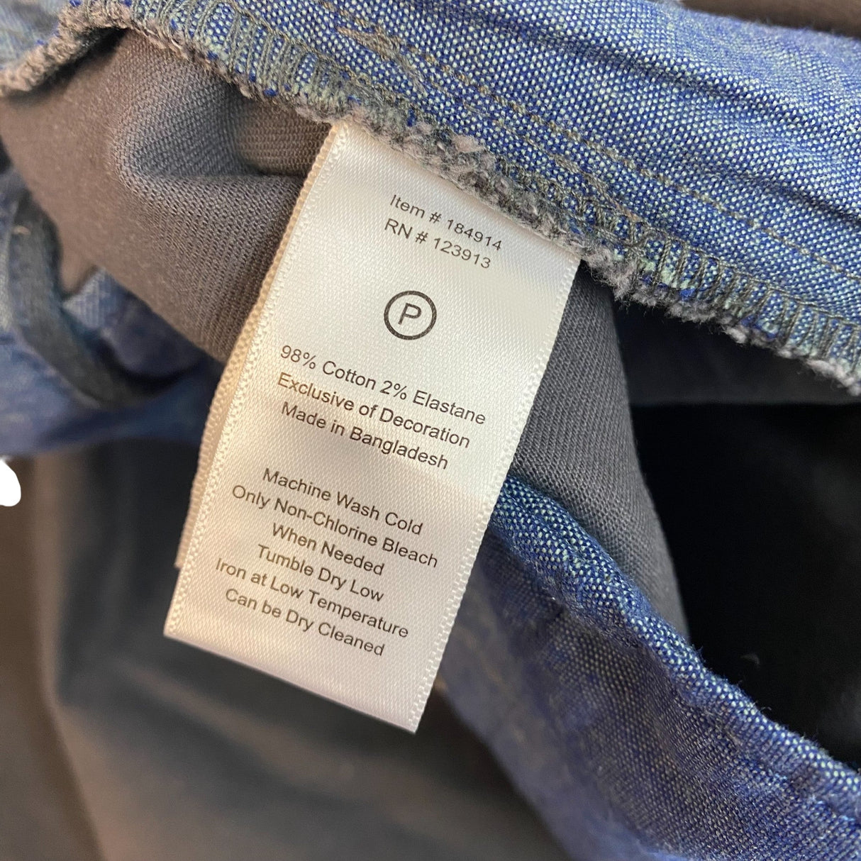 Jachs Men's Bowie Fit Mid Rise Slim Straight Leg Pants SIZE - 36