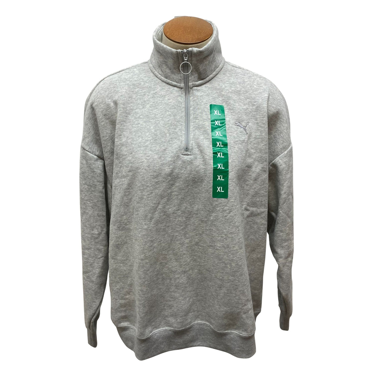 Puma Women's Elevated Logo 1/4 Zip FL Jacket SIZE - Extra Large