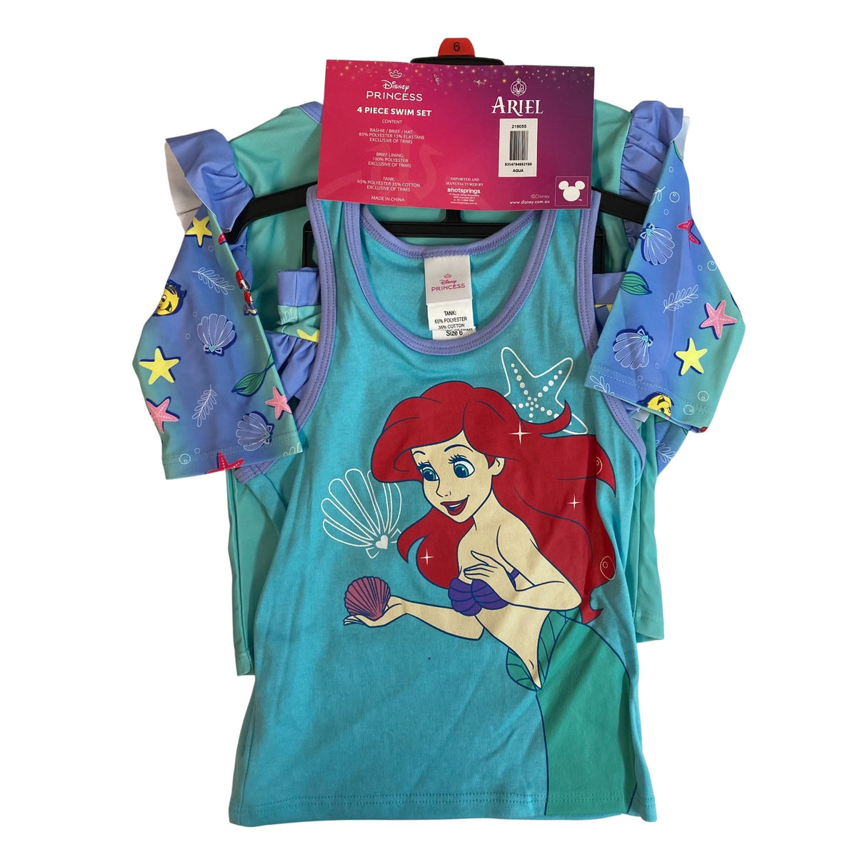 Hotsprings Ariel 4 Piece Swim Set SIZE - 6