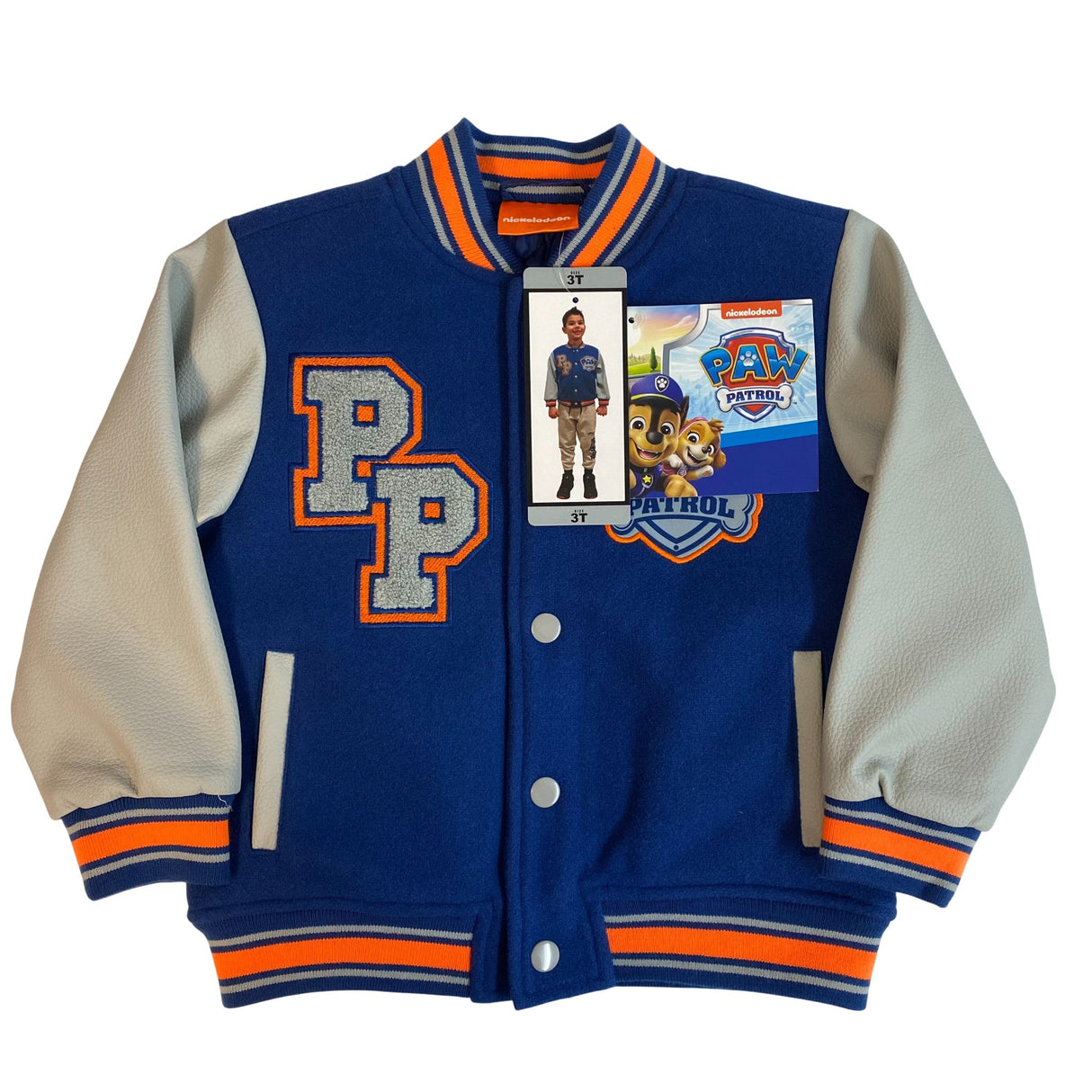 Nickelodeon Boys Paw Patrol College Jacket SIZE - 3