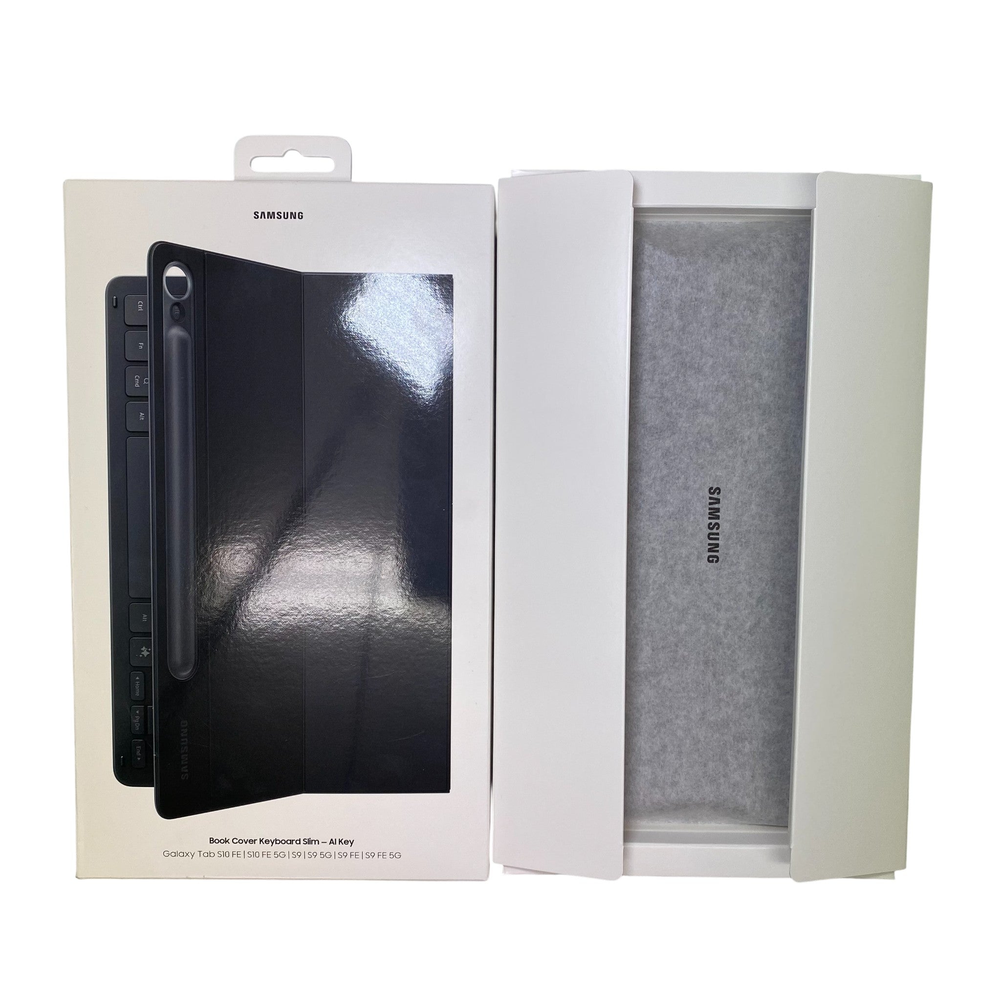 Samsung Galaxy Book Cover Keyboard Slim with AI Key for Tab S10 FE, S9 and S9 FE