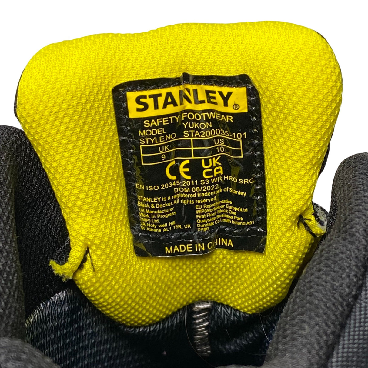 Stanley Men's Safety Boot - US 10 SIZE - 10