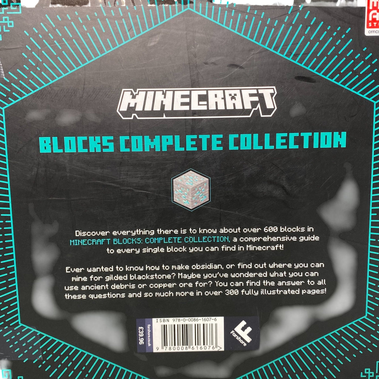 Mojang Minecraft Blocks 4 Book Set