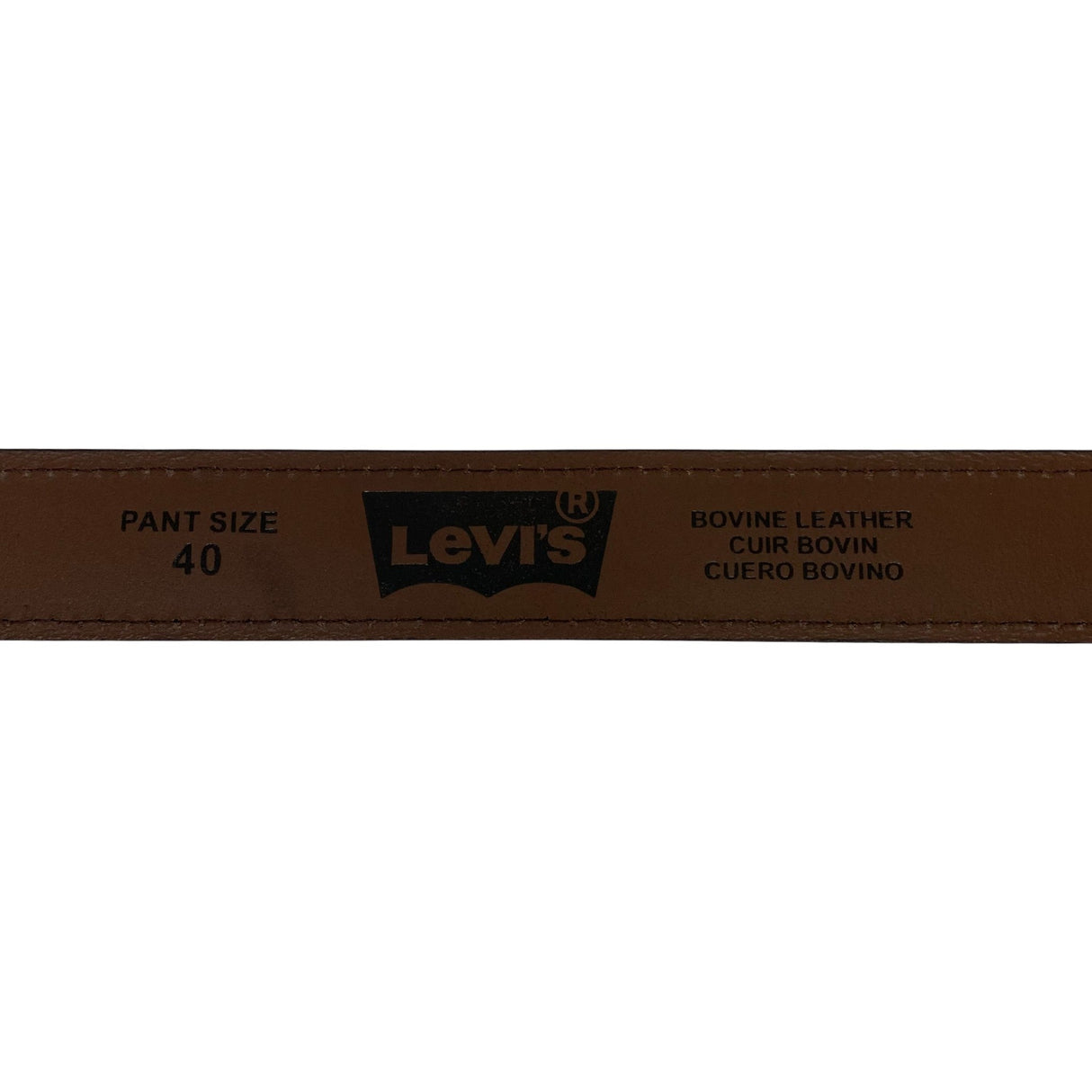 Levi's Men's Casual Brown Leather Belt SIZE - 40