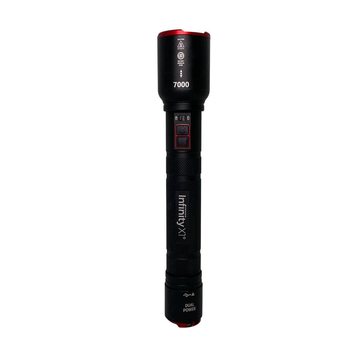 Infinity X1 7000 Lumen Dual Power Rechargeable Flashlight