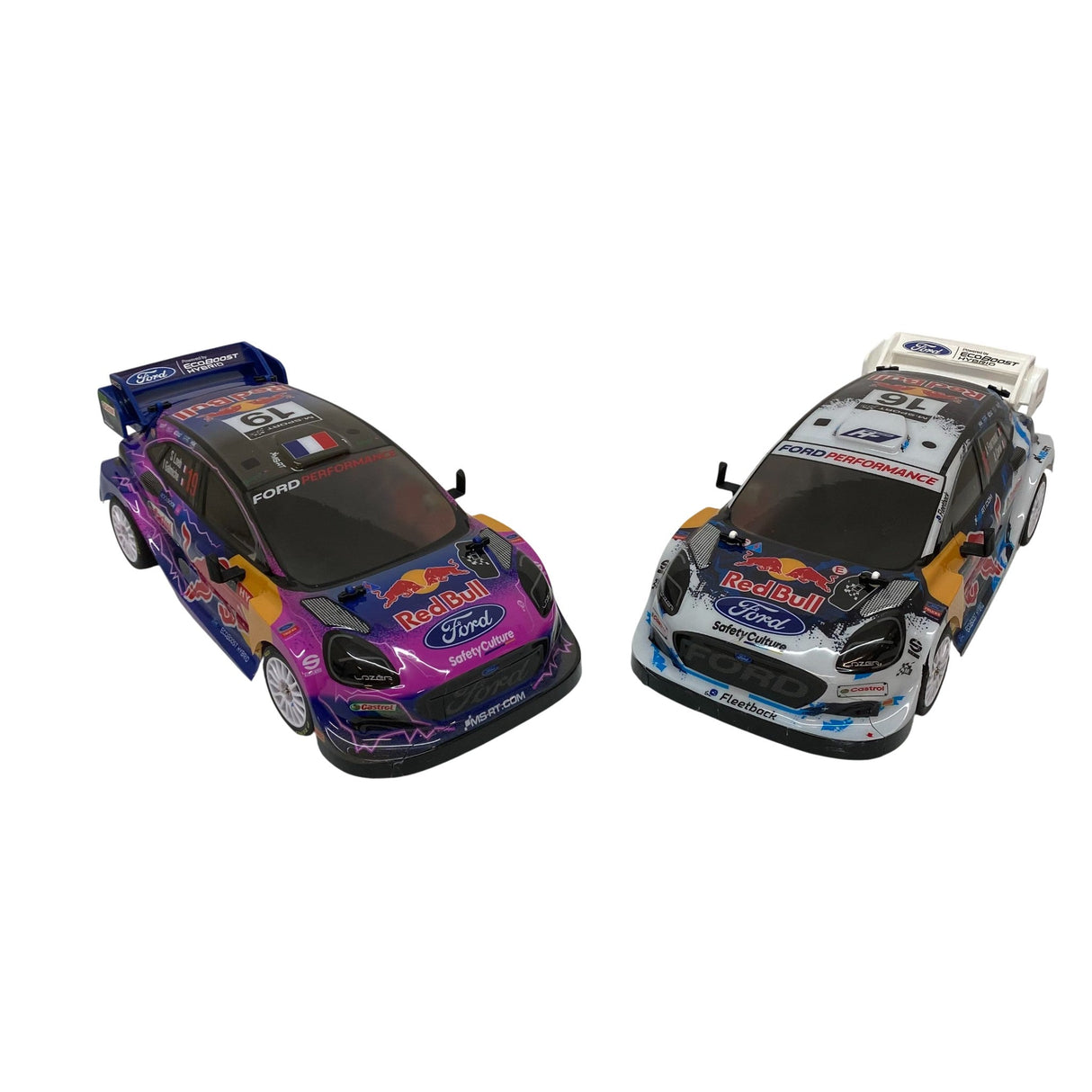 Nikko RC 1:14 Red Bull Elite Race Cars 2 Pack Red Bull 19 and Red Bull 16 - For Parts/Repair