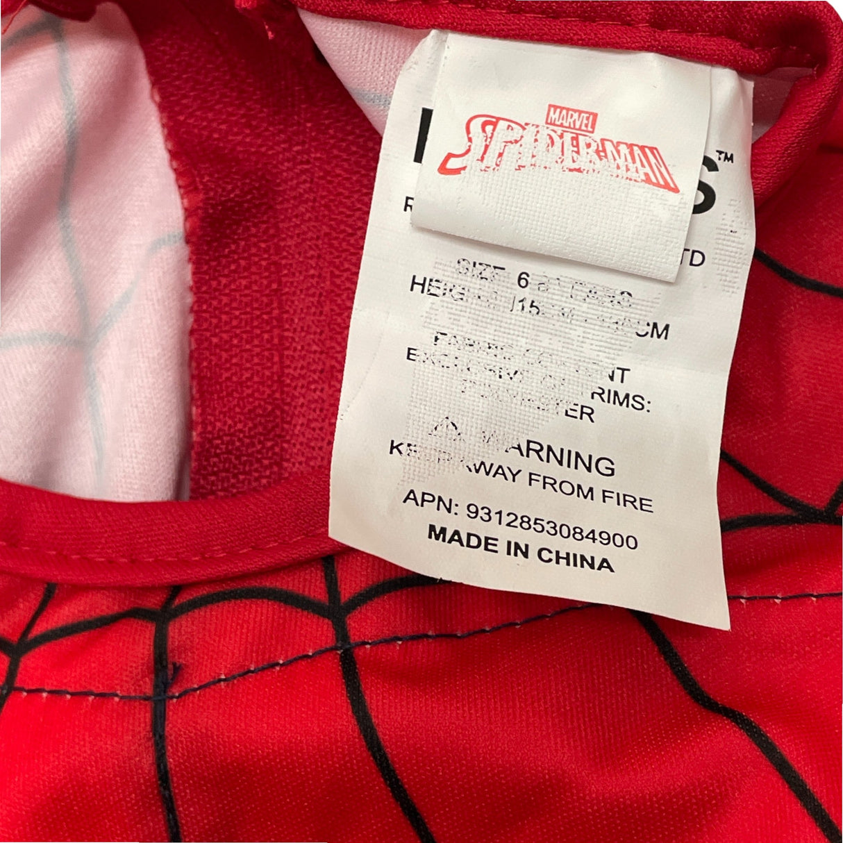 Rubies Child's Spiderman Costume 6-8 Years