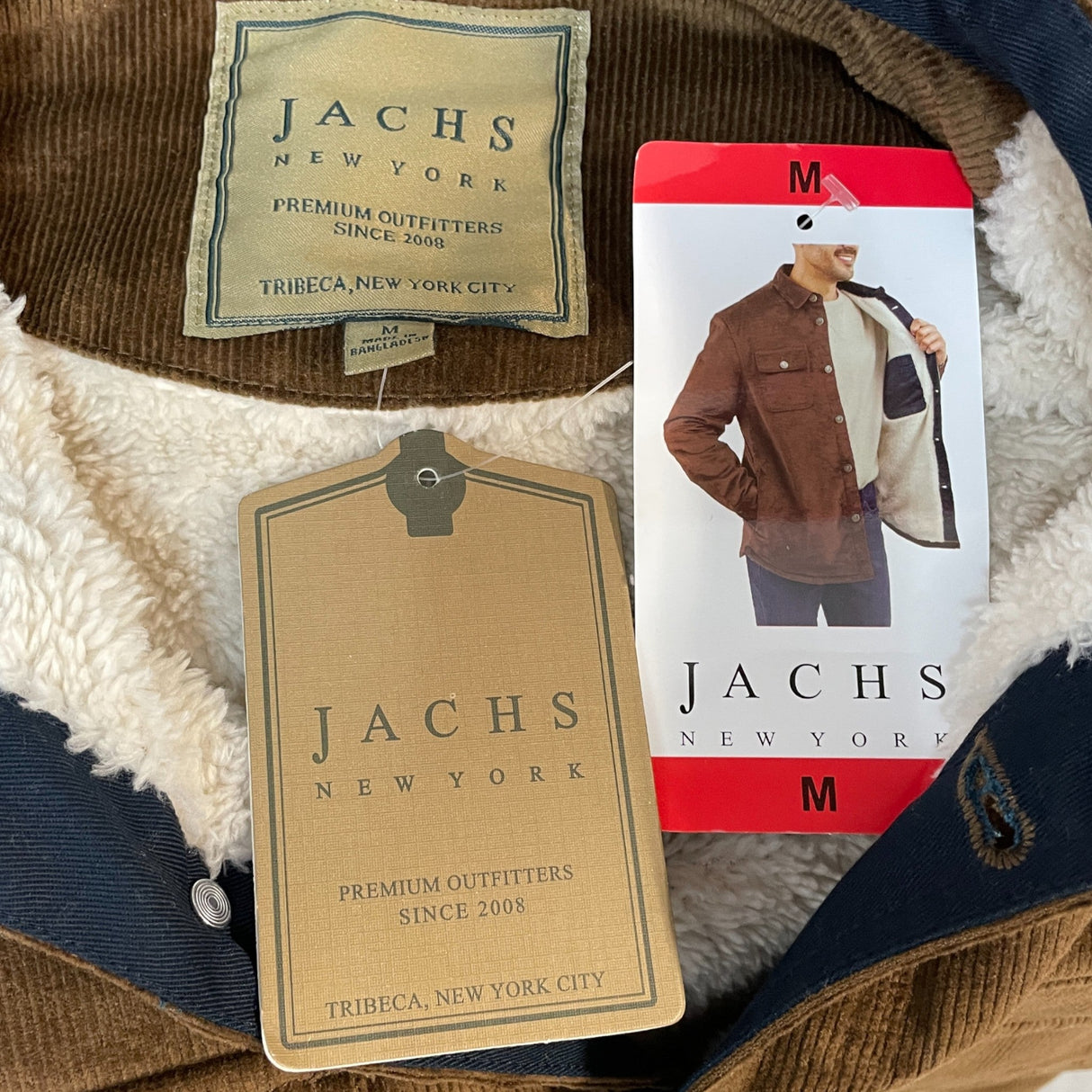 Jach's Men's Stretch Corduroy Shirt Jacket SIZE - Medium