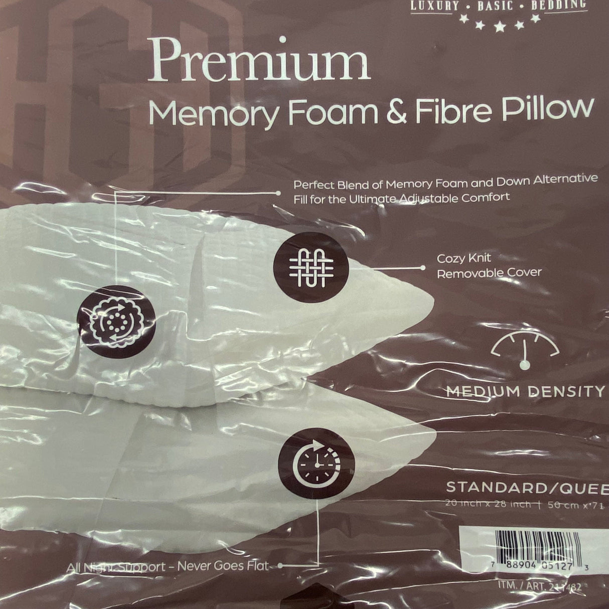 Hotel Grand Memory Foam & Fibre Pillow