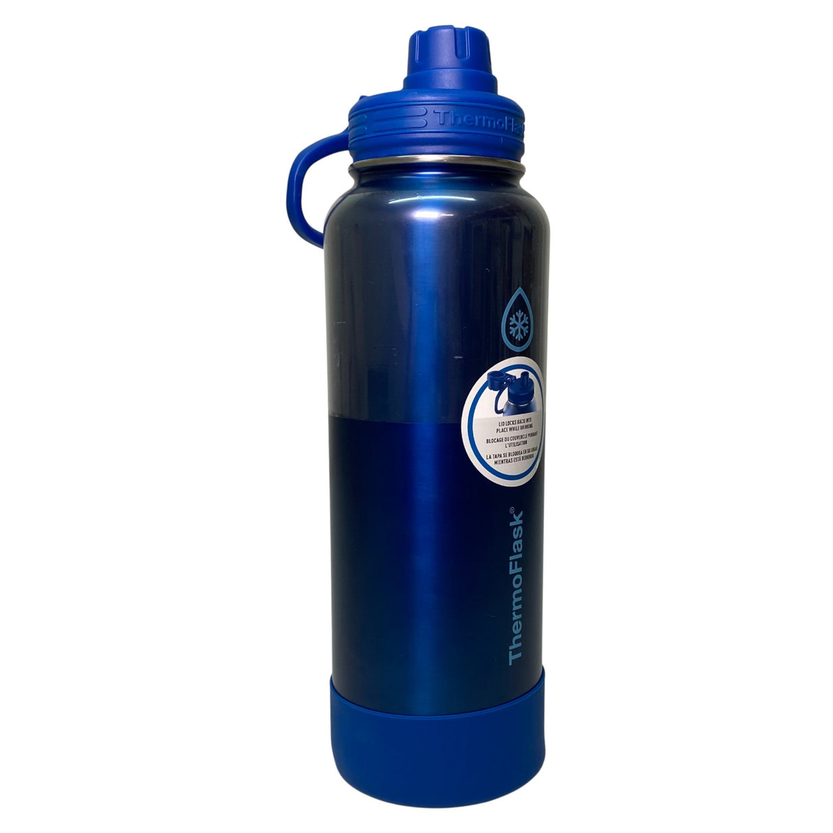 Thermoflask 1.2L Insulated Metallic Bottle with Chug Lid - Blue