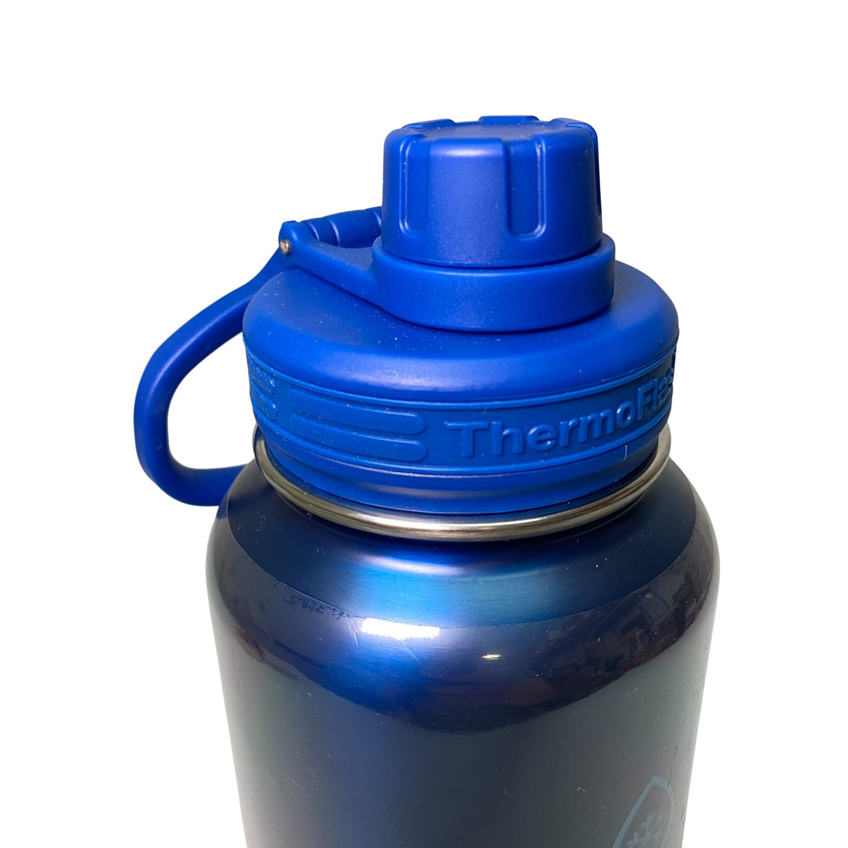 Thermoflask 1.2L Insulated Metallic Bottle with Chug Lid - Blue