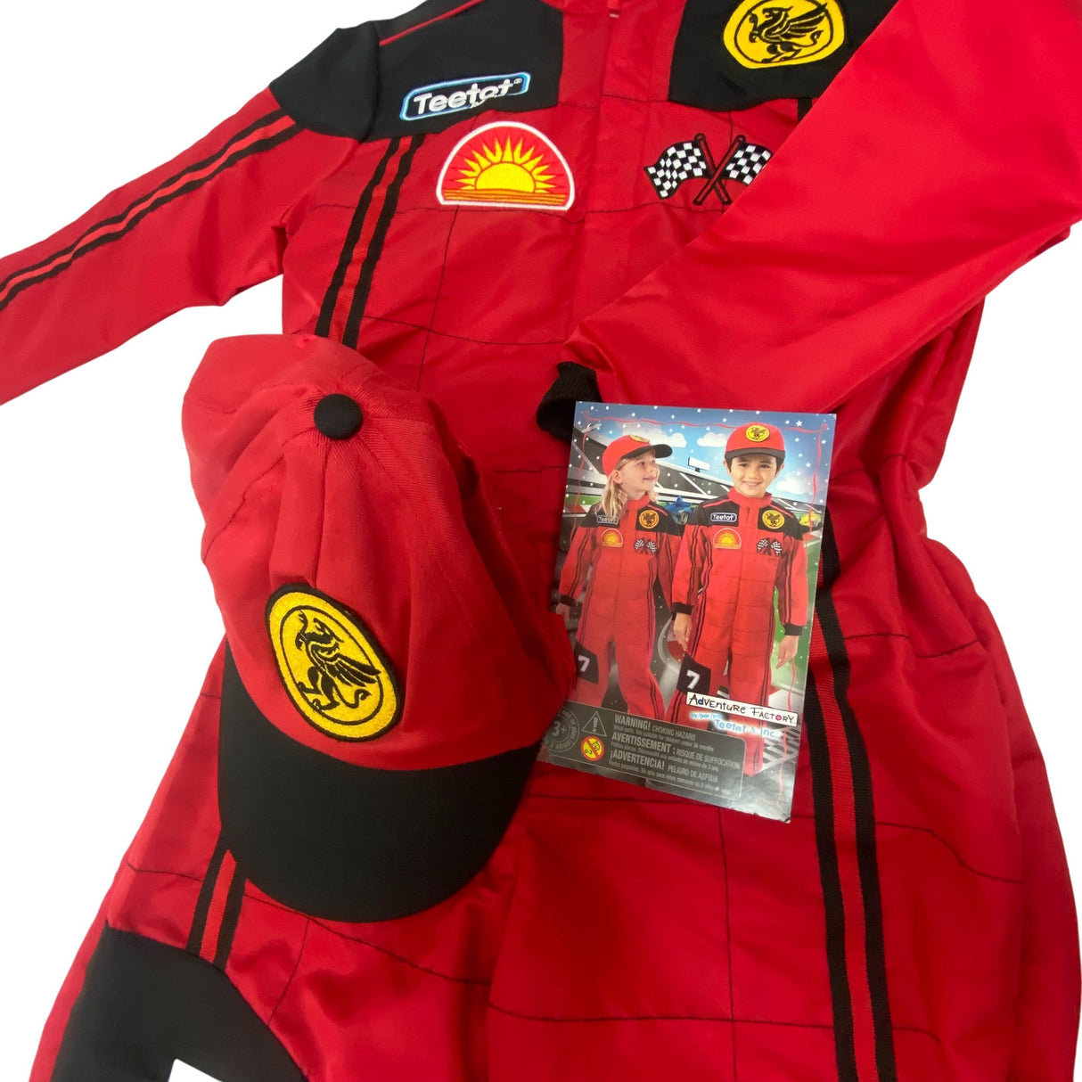 Teetot Adventure Factory F1 Race Car Driver Costume - 7-8 Years SIZE - 7