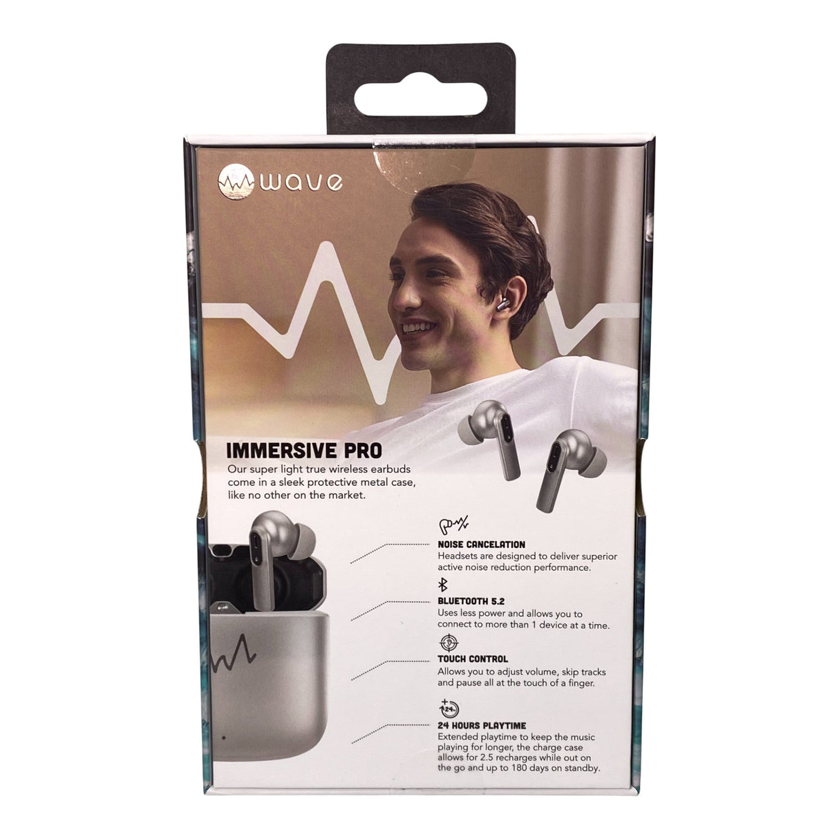 wave Immersive Pro True Wireless Earbuds - Silver