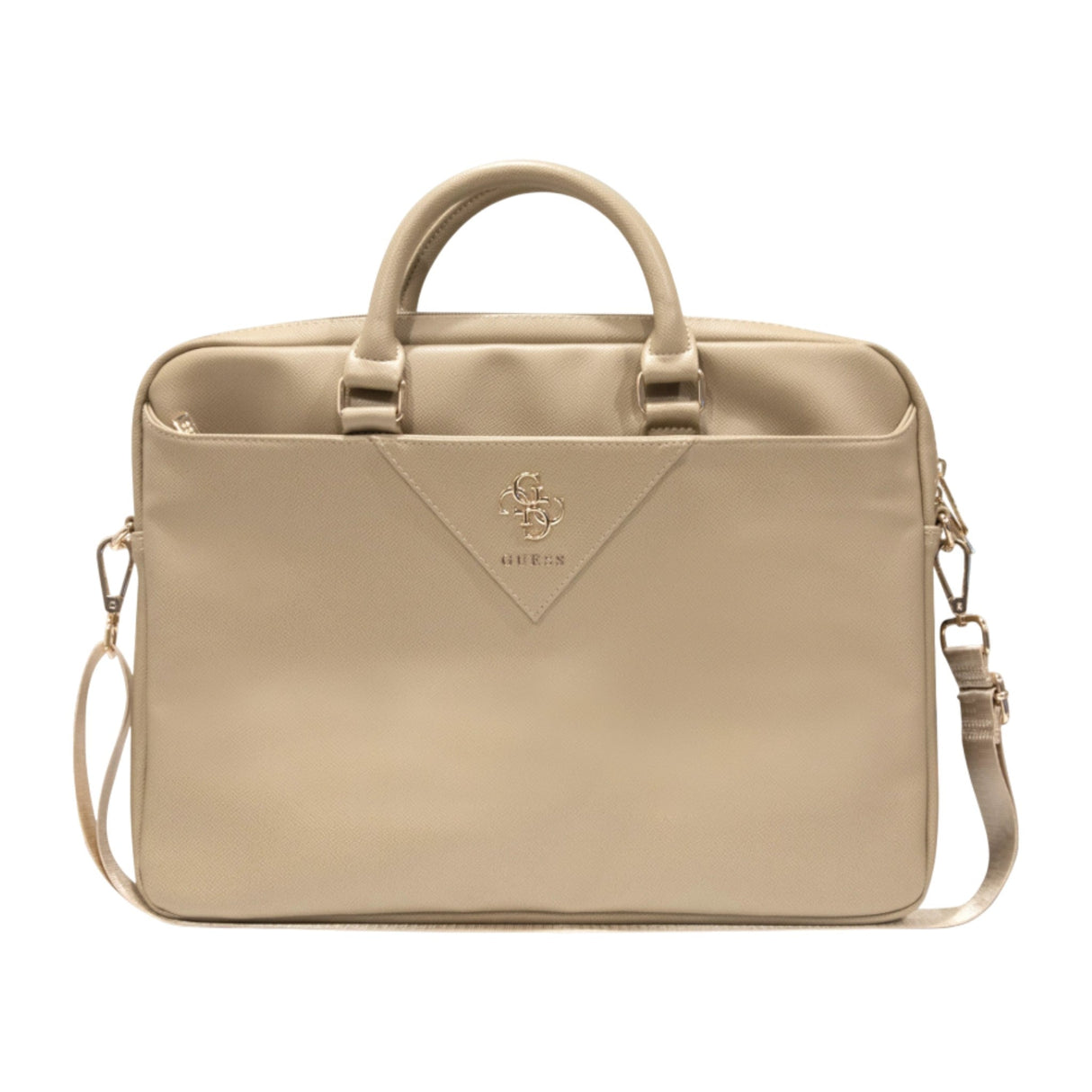 Guess Luxury Laptop Bag - Light Gold