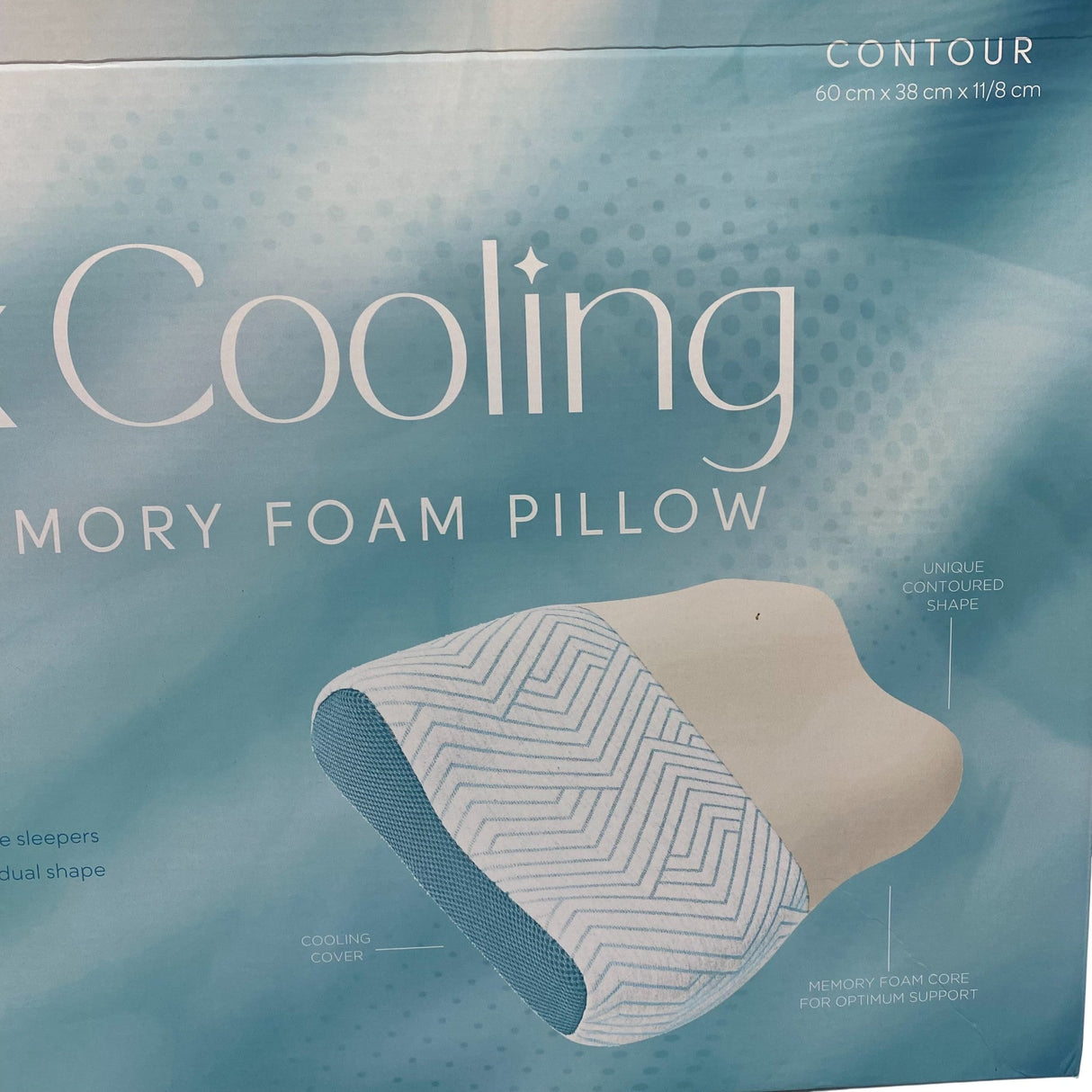 Odyssey Living Chillax Cooling Memory Foam Pillow