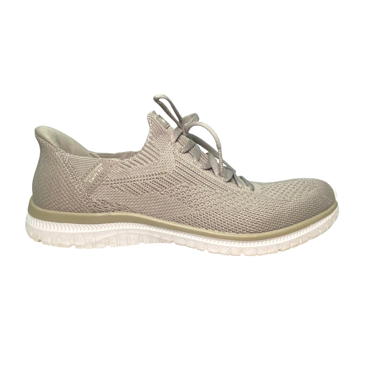 Skechers Women's Swift Fit Virtue Hands Free Sneakers - Taupe SIZE - 38.5