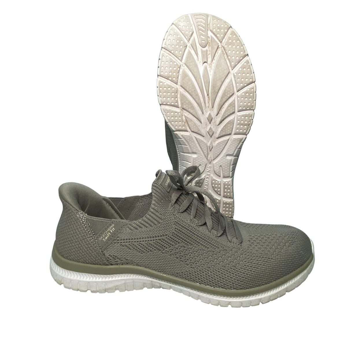Skechers Women's Swift Fit Virtue Hands Free Sneakers - Taupe SIZE - 38.5
