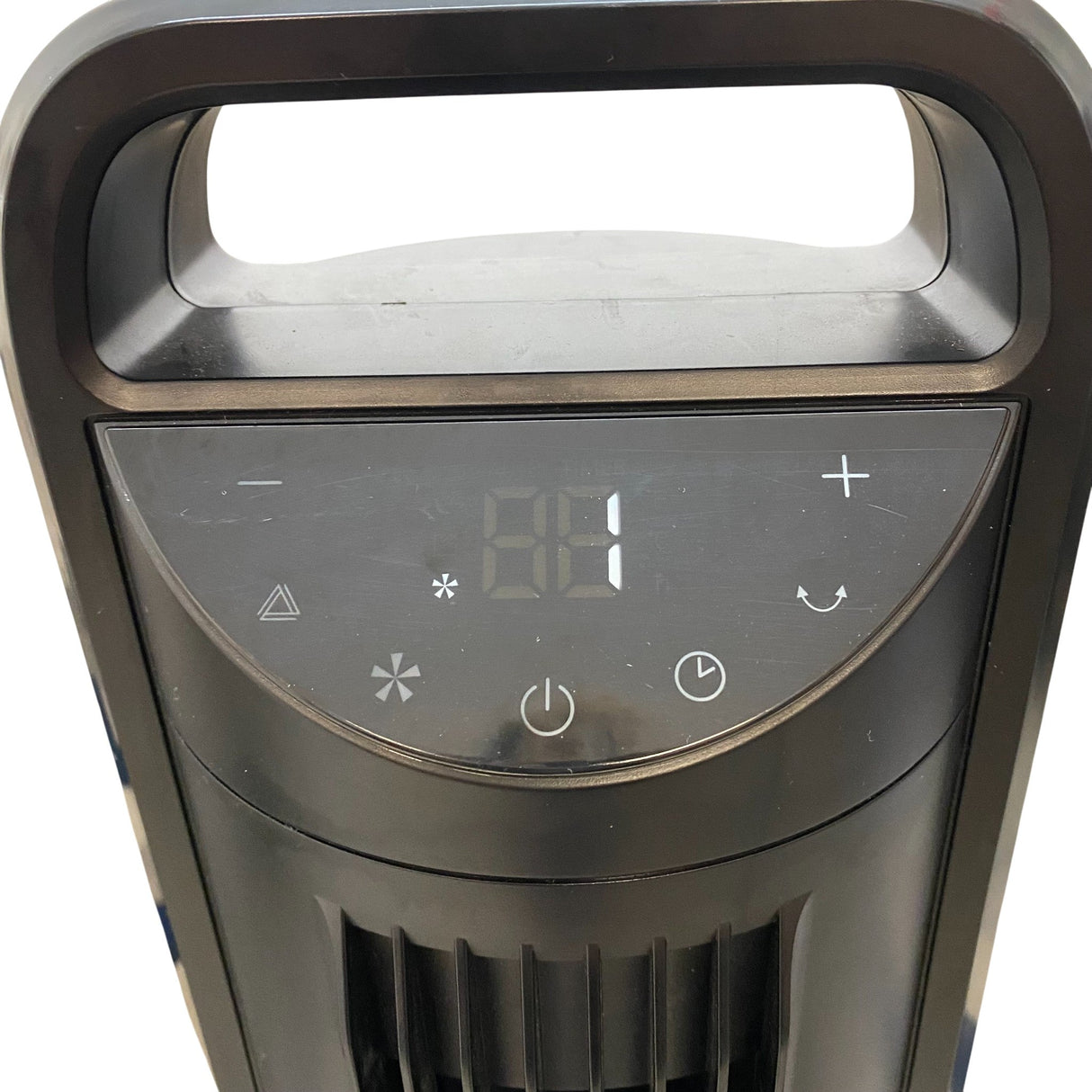 Seville Oscillating Tower Fan With Touch Control Black