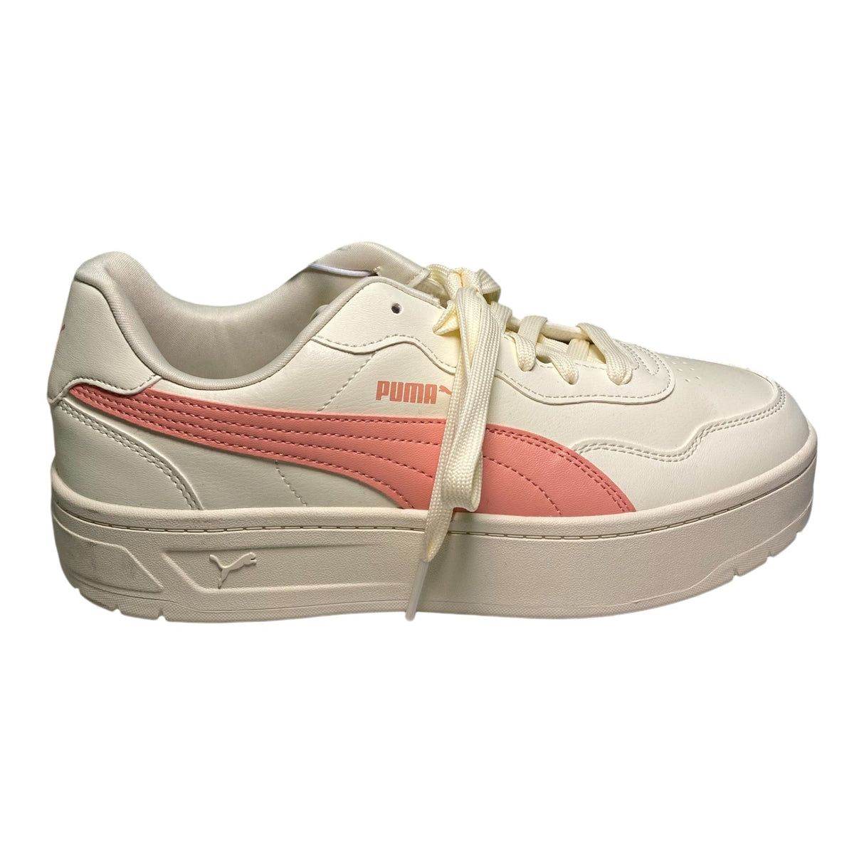 Puma Women's Court Lally Skye Platform Sneakers - Ivory/Pink SIZE - 40.5