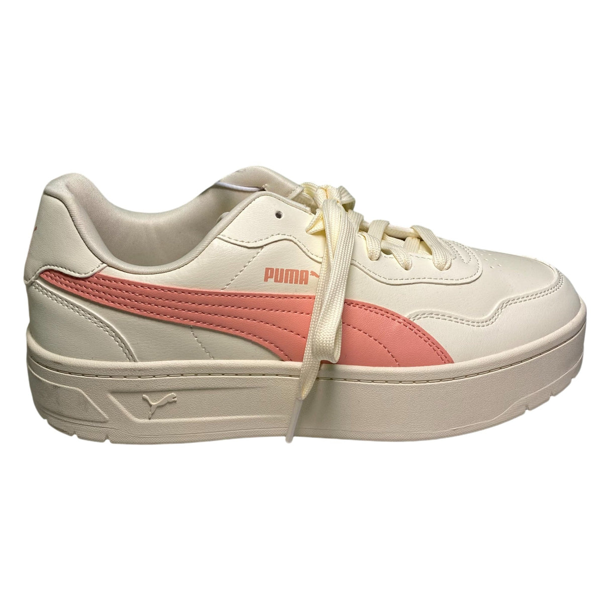 Puma Women's Court Lally Skye Platform Sneakers - Ivory/Pink SIZE - 39