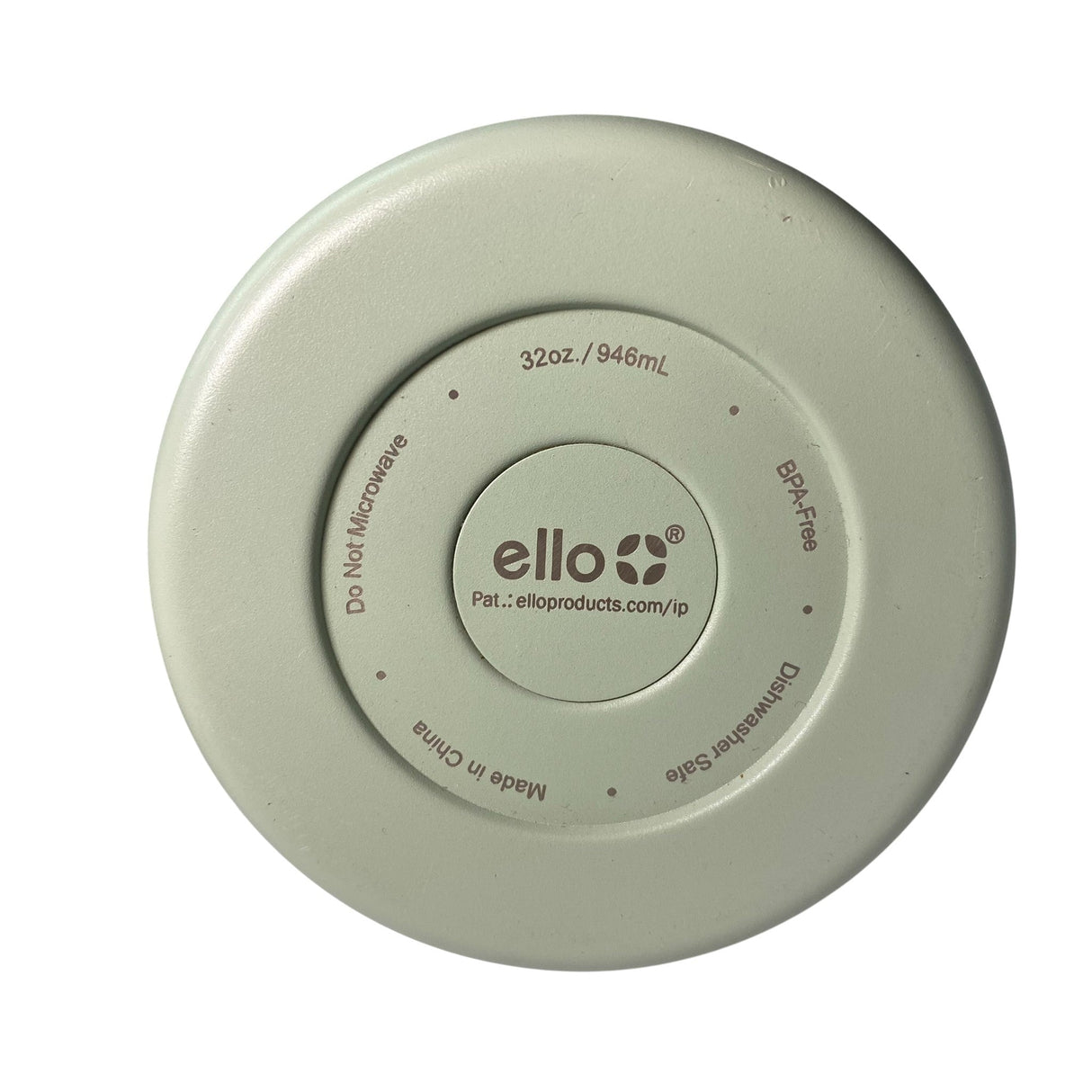 Ello Pop And Fill Water Bottle 946 ml - Sage