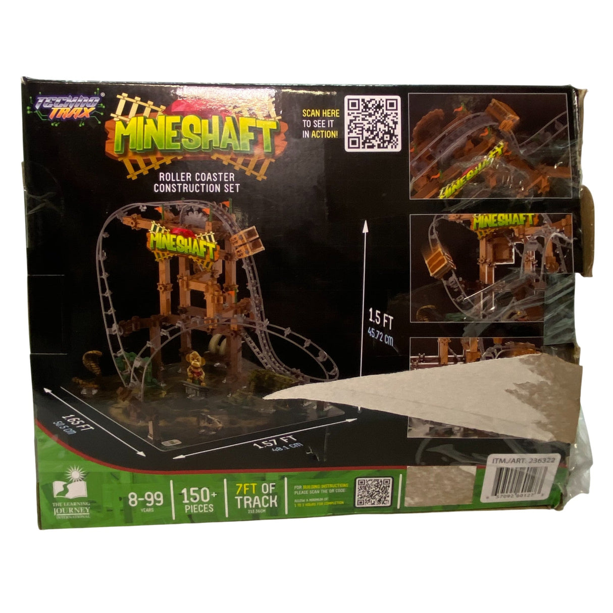 Techno Trax Mineshaft Rollercoaster Construction Kit